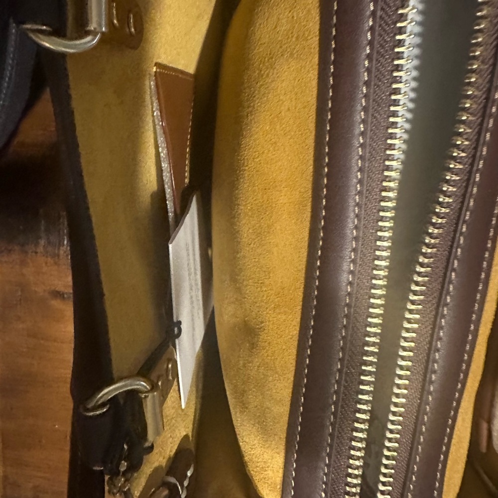 Coach Rogue 25 In Regenerative Leather in colorblock HAY - Picture 10 of 16